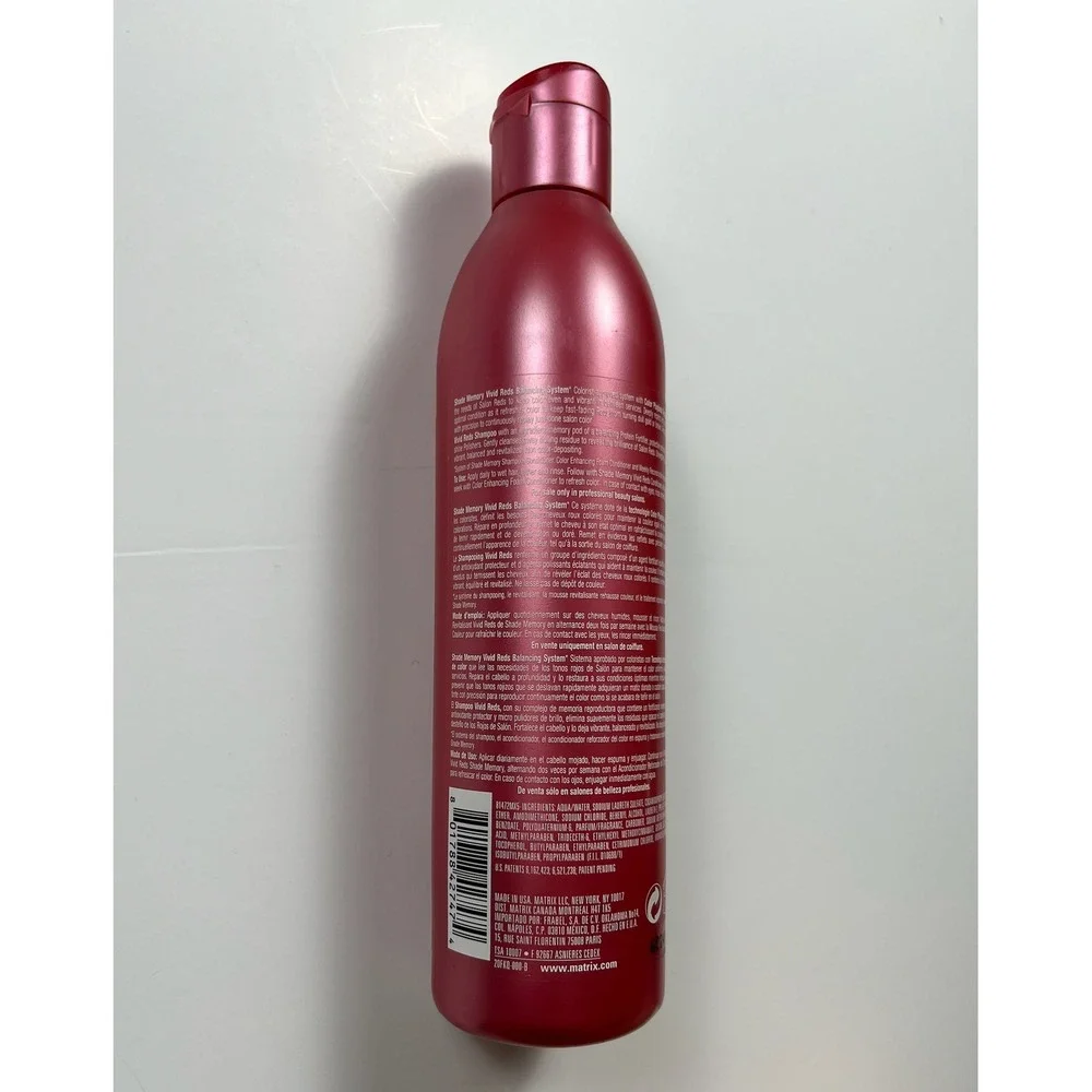 Matrix Shade Memory Vivid Reds‎ Balancing System Shampoo 13.5 oz 400 ml NEW